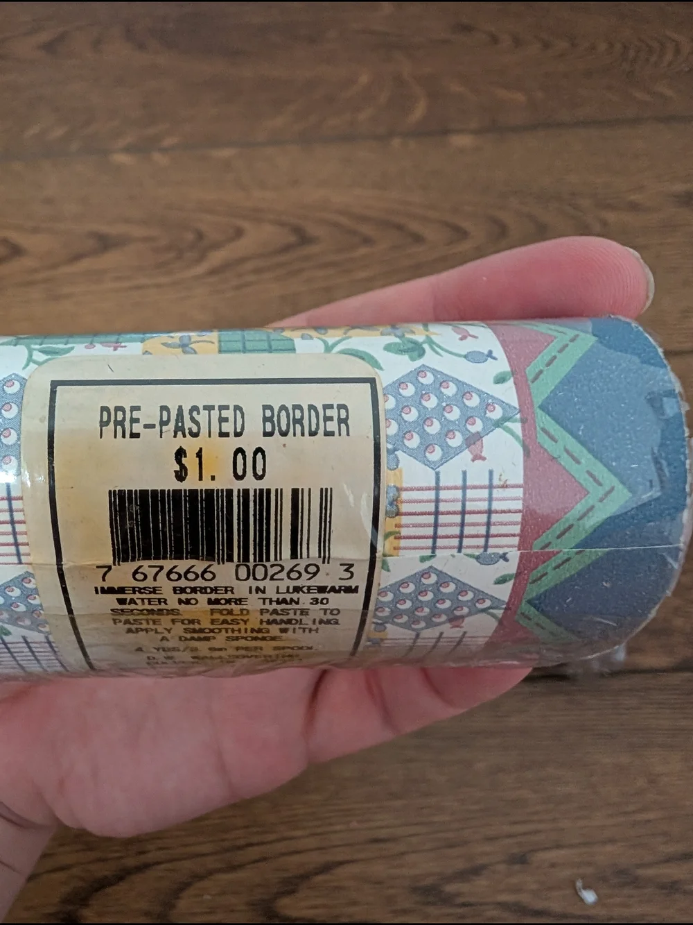 Vintage Multicolor Floral Patchwork Wallpaper Border Grandmacore Cottagecore